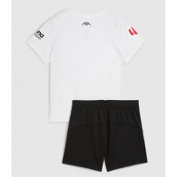 Camisa de Futebol Valencia Equipamento Principal Infantil 2025-26 Manga Curta (+ Calças curtas)